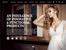 Tablet Screenshot of goldhaircare.com